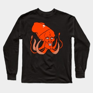 Squidward face Long Sleeve T-Shirt